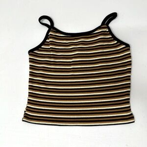 Striped Crop Tank